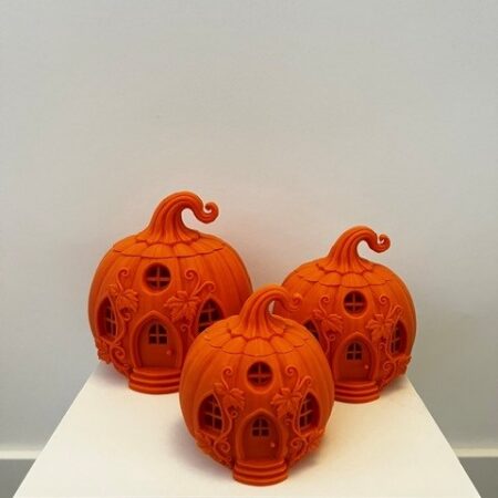 Halloween Pompoen set Oranje