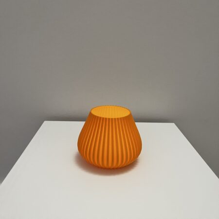 Waxinelicht houder  oranje